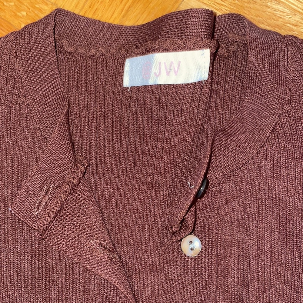 Cropped brown Cardi - Picture 2 of 3